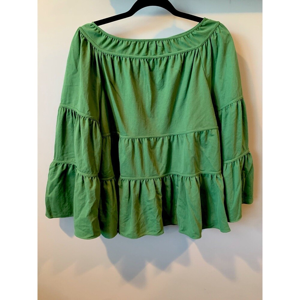 Rebecca Taylor Top large bell‎ sleeve bohemian poplin cottage feminine career - Picture 4 of 7